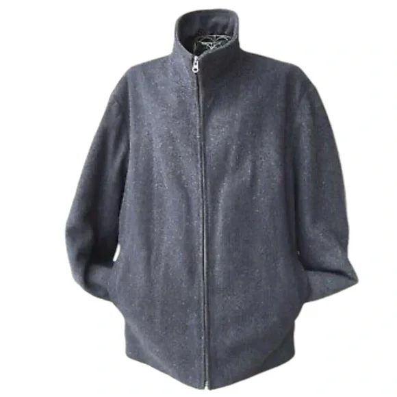 Gap Sz M Wool Blend Bomber Jacket - Picture 3 of 15